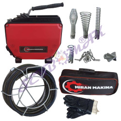 Kanal Açma Makinesi 16 mm Mini Set